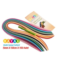 Hayal Quilling Yetişkin Seti 5mm - Metal Uçlu Kıvırma Aleti