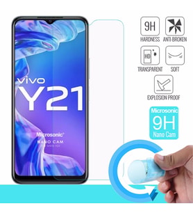 Microsonic Vivo Y21 Nano Glass Cam Ekran Koruyucu
