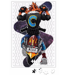 Crash Bandicoot Badass Puzzle 240 Parça Yapboz