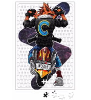 Crash Bandicoot Badass Puzzle 240 Parça Yapboz