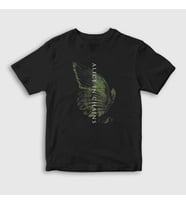 Presmono Unisex Çocuk Siyah Wings Alice In Chains T-Shirt 8322tt