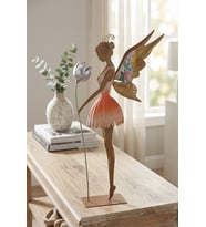METAL KIRMIZI PERİ BİBLO 10X33X69 CM