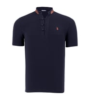 T8598 DEWBERRY ERKEK T-SHIRT-LACİVERT