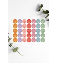 Bu Paket Sizin İçin Özenle Hazırlandı Thank You Teşekkür Stickers Çıkartma PYTKSTK077