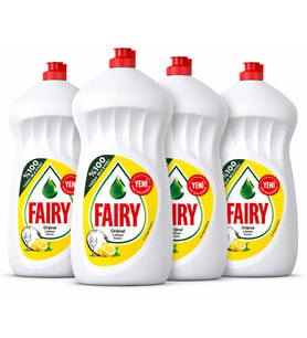 Fairy Bulaşık Deterjanı Limon 1350 ml 4 lü
