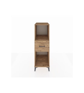 Kronos Dolap Tek Raflı Tek Çekmeceli 44x59x134 Çam-Çam