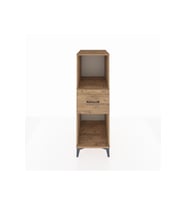 Kronos Dolap Tek Raflı Tek Çekmeceli 44x59x134 Çam-Çam