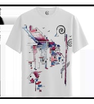 Neon Alley - %100 Pamuklu Erkek Beyaz Tişört - Premium Quality (Siyah - Beyaz)
