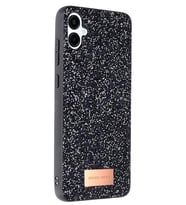 Northcity Onegif Samsung Galaxy A06 Uyumlu Bright Simli Kapak - Siyah