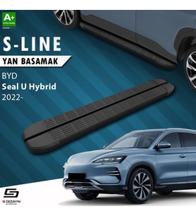 S-Dizayn BYD Seal U Hybrid S-Line Siyah Yan Basamak 193 Cm 2022 Üzeri A+ Kalite