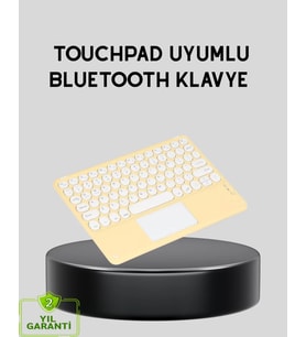 Bluetooth Kablosuz Klavye – İnce Slim Model, Tablet Akıllı Tv Uyumlu, Sessiz Tuşlu Taşınabilir Klav