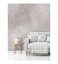 Dreamwall 3D Pürüzlü Sıva Desenli Silinebilir Tekstil Duvar Kağıdı (Çok Renkli)