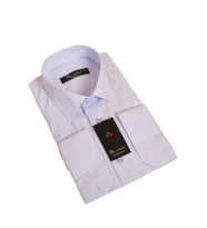 Açık Mavi Dar Kesim Slim Fit Uzun Kol Düz Renk Erkek Gömlek  - 151-3