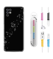 INFINIX Note 11 Pro Note 10 Hot 9 Play Kılıf Kablo Koruma Spiral Silikon Planet 1620