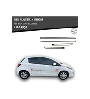 TOYOTA YARİS 2014 ÜZERİ YAN KAPI KORUMA ÇITASI PLASTİK + KROM