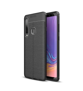 Samsung Galaxy A9 2018 Uyumlu Kılıf Zore Niss Silikon Kapak (Siyah)