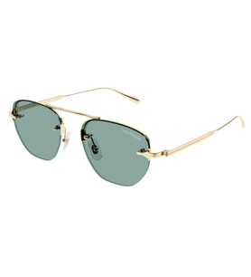 Mont Blanc MB0404S 003 52 Unisex Güneş Gözlüğü (Altın)