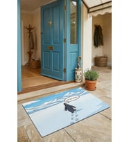 Valerine Life Kapı Önü Paspası 45x70cm Kaymaz Taban iç Dış Mekan Nihilist Penguen Hadi Ben Kaçtım