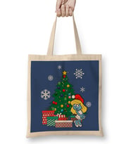 Smurfette Around The Christmas Tree Bez Çanta Uzun Saplı