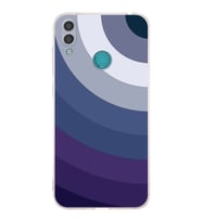 PrintiFy Huawei Y7 2019 Uyumlu Kamera Korumalı Renk Cümbüşü E Tasarımlı Şeffaf Silikon Kılıf