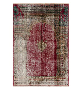 Benzersiz El Yapımı Vintage Halı 93x136 cm 10000