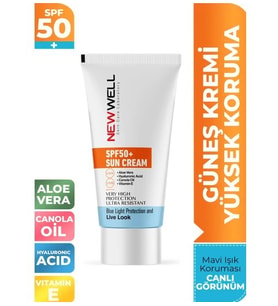 RBS Newwell Güneş Kremi Yüksek Koruma Spf 50+ Aloe Vera