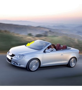 VW EOS 2006-2011 Ön Sağ Yolcu Taraf Silecek Kolu 1Q1955410 (Siyah)