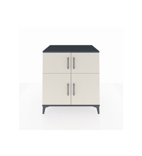 Kronos Şifonyer 3 Raflı 4 Kapaklı 88x59x96 Antrasit-Aytaşı