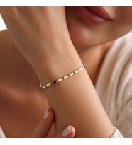 İtaly Altın Bileklik Fate Unisex