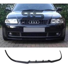 Audi A3 8P 2003-2012 Cupra R Uyumlu Ön Lip Mat Siyah Ön Tampon Lip