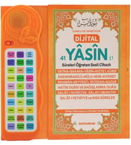 Sesli Yasini Şerif Ögreten Cihaz Sesli Yasin Kitaplı Turuncu