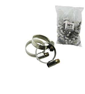 50 ADET 20-32MM METAL HORTUM KELEPÇE TORK AYARLI - AYARLANABİLİR KLİPS
