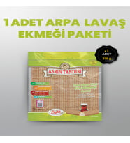 4 'LÜ EKŞİ MAYALI ARPALI LAVAŞ TANDIR EKMEĞİ ( DİYABETİK EKMEK ) 330 Gr.