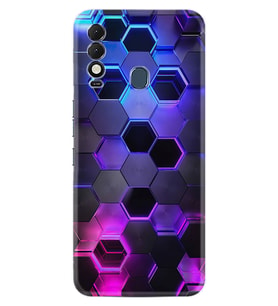 Tecno Spark 8T Kılıf Resimli Desenli Silikon Platinium Series Petekler 1889