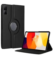 Xiaomi Redmi Pad SE Uyumlu 11 inç Döner Standlı Tablet Kılıfı (Siyah)