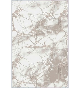Eliana Home Baskılı, Yıkanabilir Kaymaz Taban Salon Halısı LNA0419 100x150 cm (Krem)