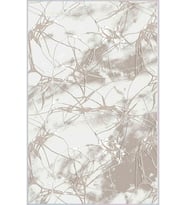 Eliana Home Baskılı, Yıkanabilir Kaymaz Taban Salon Halısı LNA0419 100x150 cm (Krem)