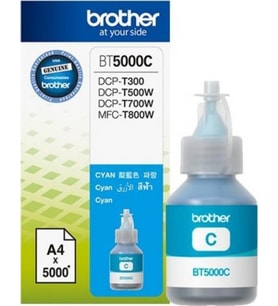 Brother BT5000C Cyan Mavi 5.000 Sayfa Şişe Mürekkep DCP-T300-310-500-510-700-710 MFC-T800-810