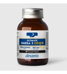 Dinamis Ultimate Omega 3 Co-Q10 60 Yumuşak Kapsül