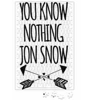 You Know Nothing Jon Snow Puzzle 240 Parça Yapboz