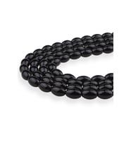8X12 MM Siyah Arpa Akik Taşı Dizi