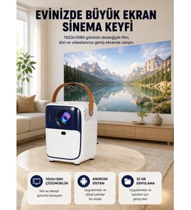 Ultra HD Android TV Kutusu 32GB Depolama USB HDMI Fan Sistemli Yeni Nesil