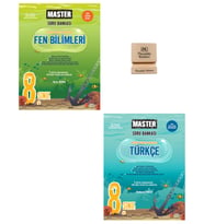 Okyanus LGS 8. Sınıf Master Fen Bilimleri ve Türkçe Soru Bankası + Telefon Standı