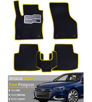 AUDİ A4 SEDAN (2016-2024) Uyumlu EVA Paspas Tam Set–Araca Özel,Su Geçirmez,Kolay Montaj