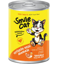 Smile Cat Konserve Yetişkin Kedi 400gr Tavuklu Mama