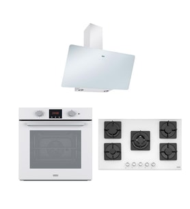 Franke Ankastre Set (FPJ 915 WH A Davlumbaz - FHNS 905 WH Ocak - FSL 86 WH Fırın) (Siyah)