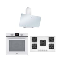 Franke Ankastre Set (FPJ 915 WH A Davlumbaz - FHNS 905 WH Ocak - FSL 86 WH Fırın) (Siyah)