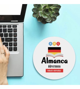 Kişiye Özel Almanca Öğretmenlerine Hediye Mousepad