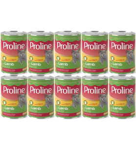 Proline Kuzu Etli Yetişkin Kedi Konservesi 400 Gr*10 Adet (Kahverengi)