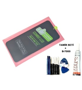 Tkgz Tecno Spark 9 PRO Uyumlu Lcd Ekran Dokunmatik + B-7000 + Tamir Seti